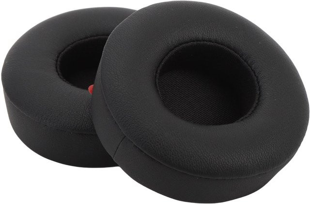 DIYelecs Ersatz-Ohrpolster für kabellose Bluetooth On-Ear-Kopfhörer aus Proteinleder und Memory-Schaum in Schwarz - Bild 1