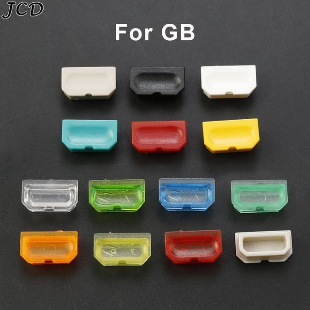 Jcd 2 Stück Staubschutzhüllen für Gameboy GB DMG 001 Spielekonsole in Mehrfarbig und Grau als Ersatzzubehör aus Kunststoff - Bild 1