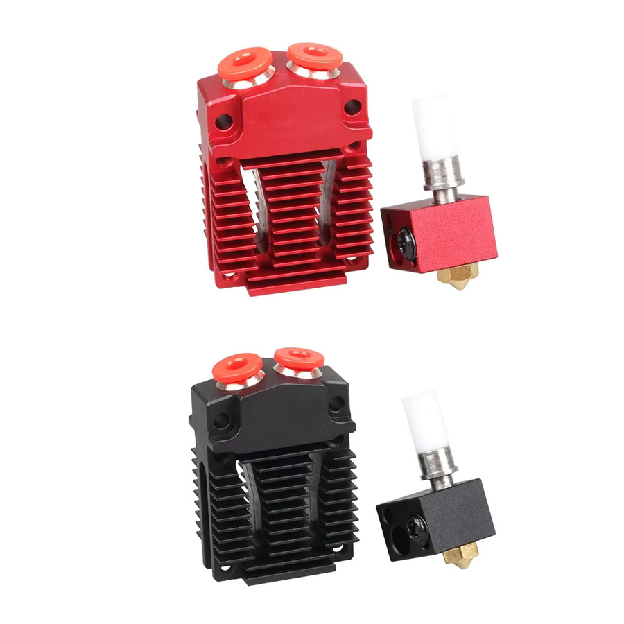 xcr3d 2in1-s1 Hotend J-Kopf 2 in 1 Out Switch Bowden Extruder für FDM 3D-Drucker in Schwarz mit 1,75mm Filament-Unterstützung und Lüfter (12V/24V) - Bild 2