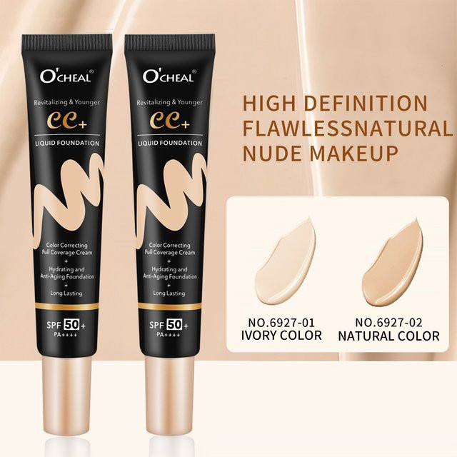 Ocheal BB/CC Sonnenschutzcreme, 30 g, LSF 50, Nude - Bild 1