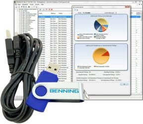 Benning Software PC-WIN 750-760 Utility auf USB-C in Blau - Bild 1