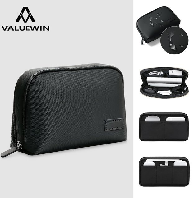 ValueWin Reise-Elektronik-Organizer als Zubehör-Etui für USB-Kabel und Powerbanks in Blau oder Schwarz - Bild 1