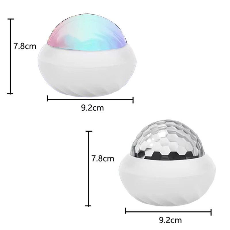 LINYILIGHT RGB Aurora Sternen Nordlicht Projektor mit Fernbedienung und USB-Anschluss für Atmosphäre und Party-Dekoration - Bild 5