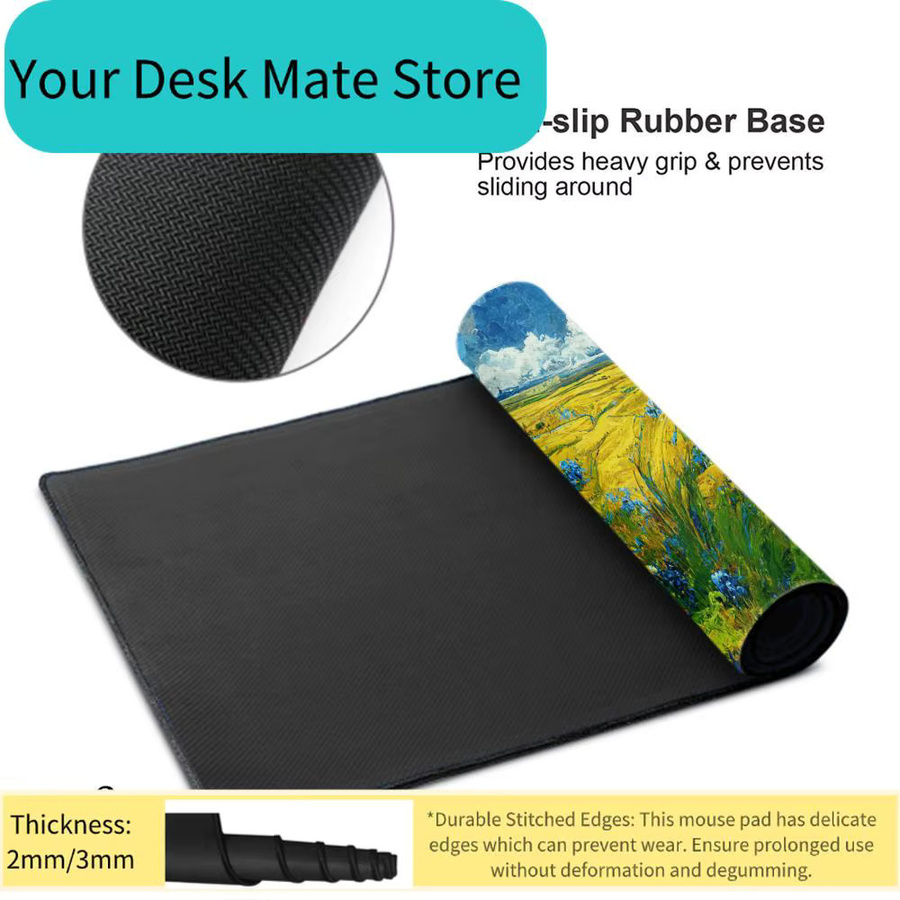 Potdemiel Mauspad Art Van Gogh für Laptop und PC, Mehrfarbig - Bild 5