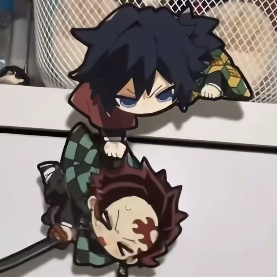 Bandai Demon Slayer Acryl-Anime-Ornament, Tomioka Giyuu & Kamado Tanjirou, Kunststoff, Bunt / Mehrfarbig - Bild 2