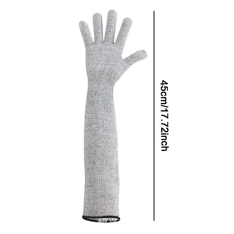 Schnittfeste Gartenarbeitshandschuhe von YDM Beauty Life aus HPPE-Fasern und Polyester in Grau für Damen und Herren - Bild 2