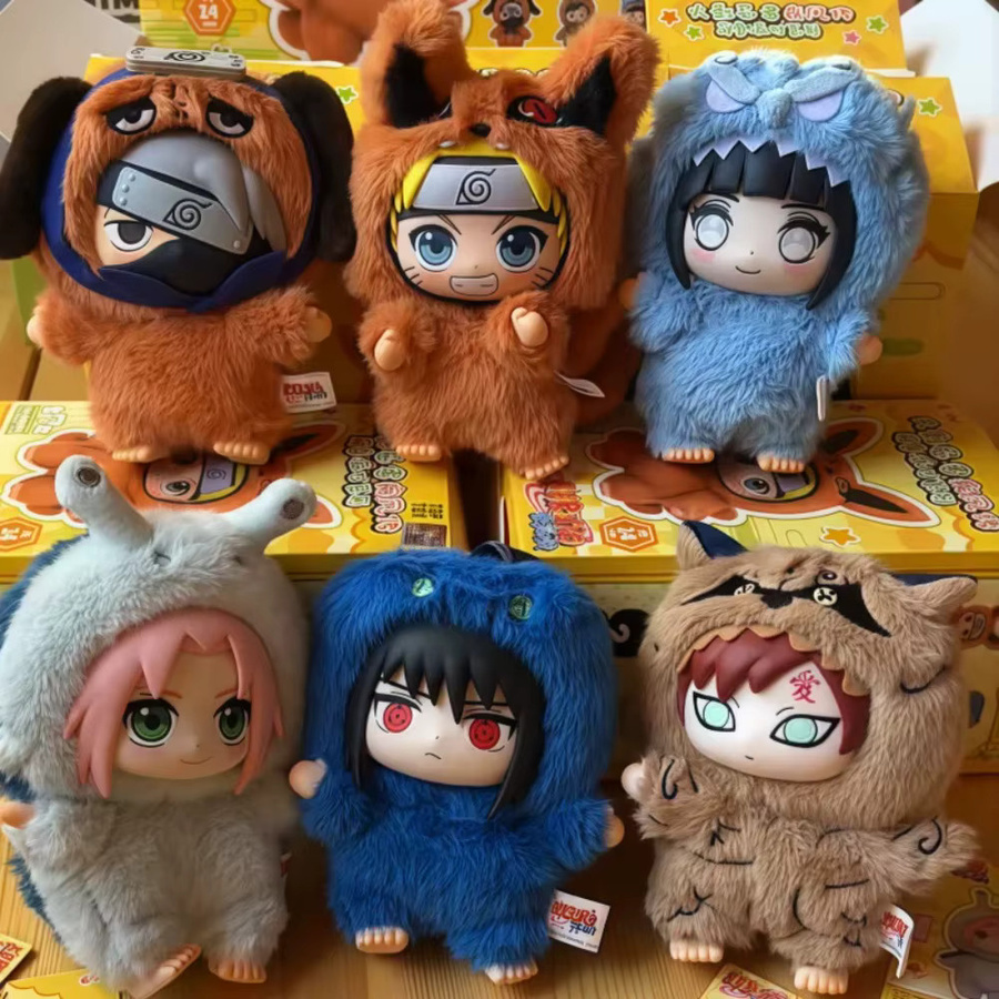 Eaki Naruto Anime Figur Haruno Sakura und Uchiha Sasuke als Vinyl Blind Box Spielzeug in Multicolor - Bild 1