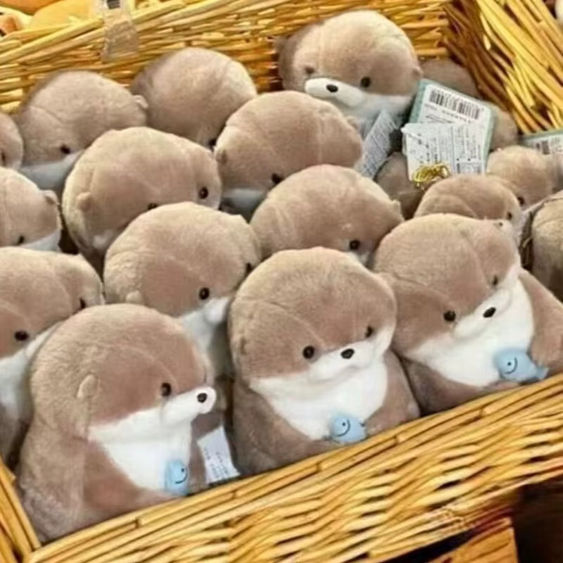 Amuse Fisch- und Otter-Plüschpuppenanhänger, 2-teiliges Set - Bild 6