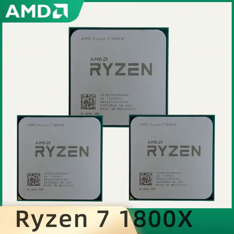 AMD Ryzen 7 1800X Prozessor mit 8 Kernen und 16 Threads, AM4 Sockel, 3,60 GHz bis 4,0 GHz, 95W TDP - Bild 2