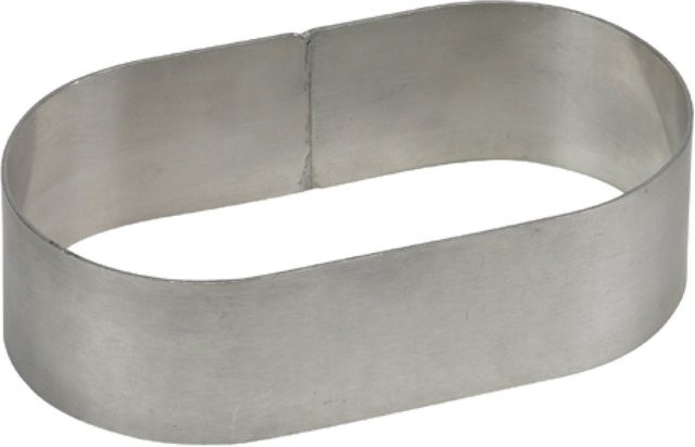 Schneider Tortenring und Stollenring aus Aluminium in Silber, L x B x H: 18 x 10,5 x 5 cm - Bild 1