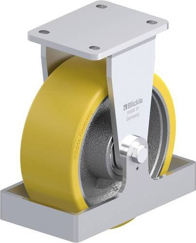 Blickle Schwerlast-Bockrolle BO-GTH 202K-FS mit 200 mm Rad-Durchmesser und 1250 kg Tragfähigkeit - Bild 1
