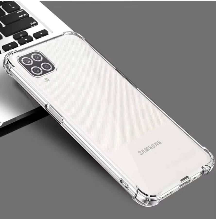 Stoßfeste transparente TPU-Hülle für Samsung Galaxy A12, M12 und F12 mit Airbag-Schutz - Bild 3