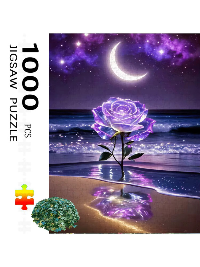 AZNM Nachtstrandrose Puzzle, 1.000 Teile - Bild 6