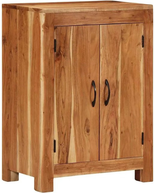vidaXL Sideboard aus Akazien-Massivholz in Braun, rustikales Design, B/T/H: 55 x 35 x 75 cm - Bild 1