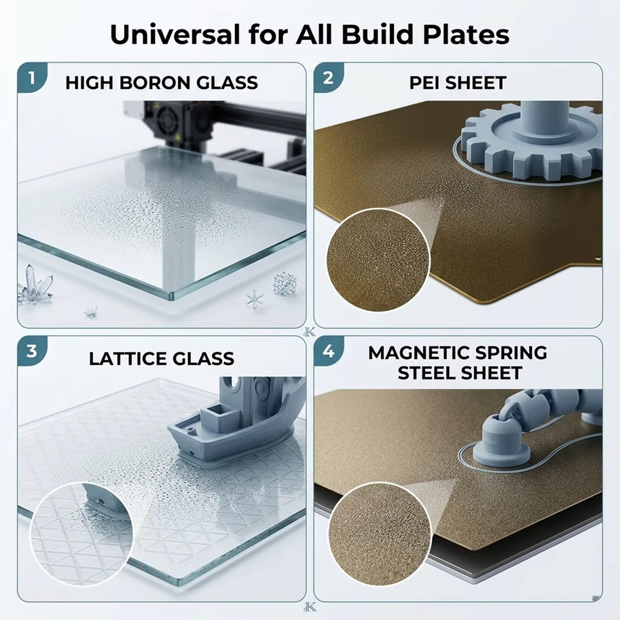 KALOYANOV 3D-Drucker Klebespray Anti-Verformungs-Klebstoff für PLA ABS PETG TPU, Farbe: Schwarz, 100g - Bild 3