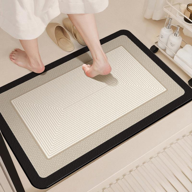 Saugfähige und rutschfeste Badezimmer-Bodenmatte von Yiran Furniture in modernem Design, B/B: 40 x 60 cm - Bild 2