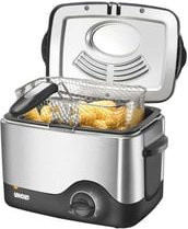 Unold Kompakt-Fritteuse 1200 W in Edelstahl und Schwarz - Bild 2