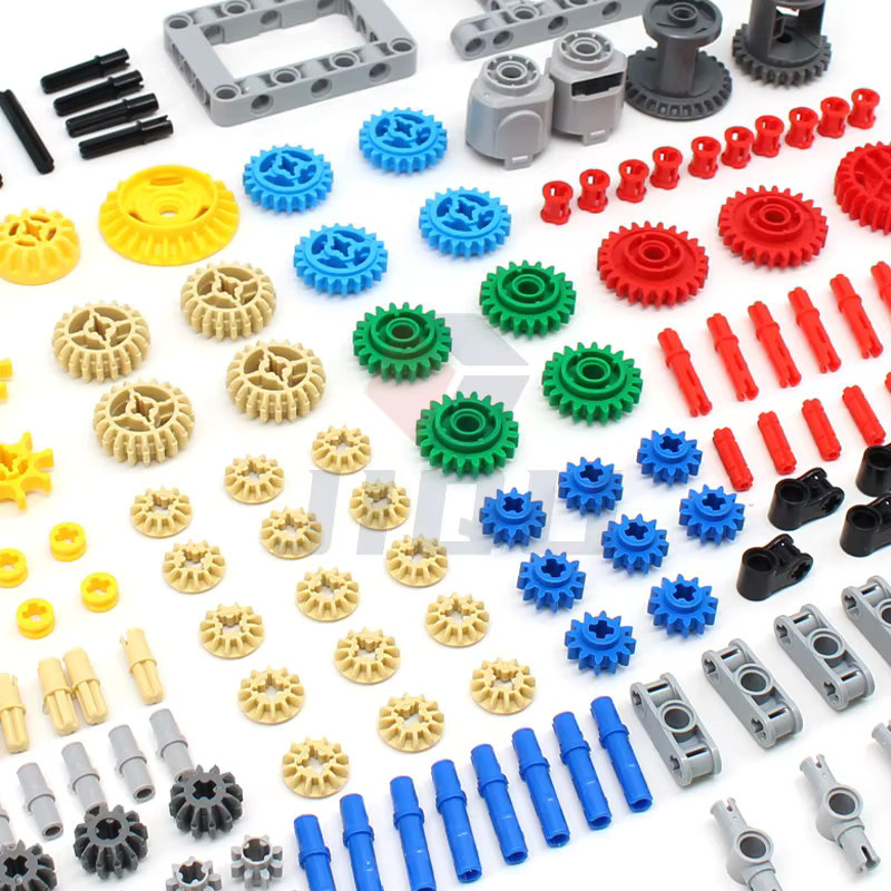 Lizhi MOC High-Tech Bausteine Set mit Achsen, Steckern, Getrieben und Suspension in Mehrfarbig, 171 Teile aus Kunststoff - Bild 4
