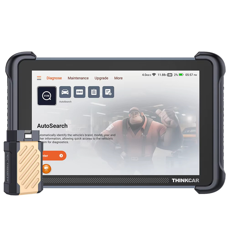 THINKCAR THINKSCAN 689BT Autoscanner in Schwarz mit lebenslangem kostenlosem Update, 34 Reset-Funktionen, ECU-Codierung, bidirektionaler Steuerung und DOIP-Unterstützung via Bluetooth - Bild 7