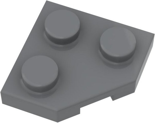 ixBricks 10-teiliges Set Keilplatte 2x2 Bausteine 6–12 Jahre - Bild 1