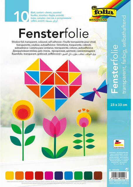 Fensterfolie, Bunt / Mehrfarbig, Set - Bild 1