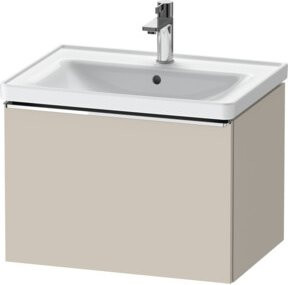 Duravit Waschtischunterschrank D-Neo, beige matt, wandhängend, B: 63,4 cm, H: 44,0 cm, T: 45,2 cm - Bild 1