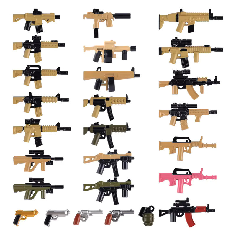BRICKPANDA MOC City Militär Armee SWAT Polizei Soldaten Figuren Zubehör, Bausteine - Bild 3