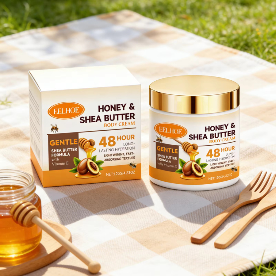 Eelhoe Körpercreme mit Honig und Sheabutter, 120g, Unisex - Bild 3