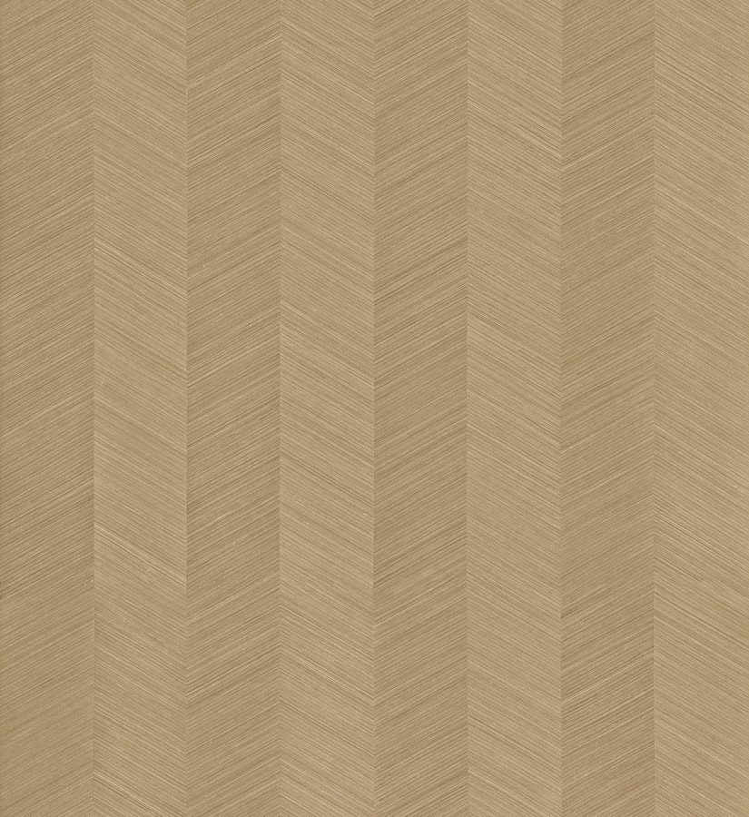 Omexco Tapete Lankao IM62 in Beige und Braun mit abstraktem geometrischem Holzfurnier aus Vlies - Bild 1