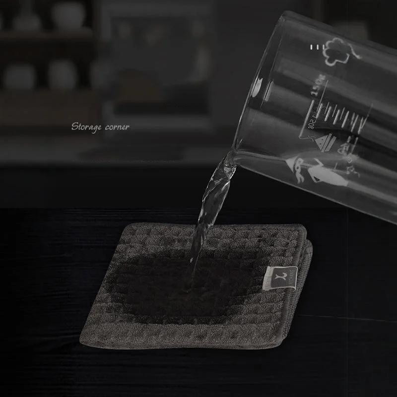 Yiran Furniture Mikrofaser Bar-Reinigungstücher für Kaffeemaschinen und Barista-Zubehör, hochsaugfähig, 4 Stück, B/T/H: 30 x 30 x 0,4 cm - Bild 2