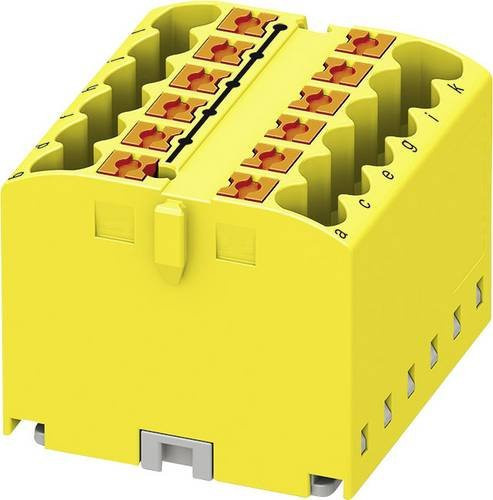 Phoenix Contact Verteilerblock 3273292 Gelb mit Zugfeder 8er Packung - Bild 1