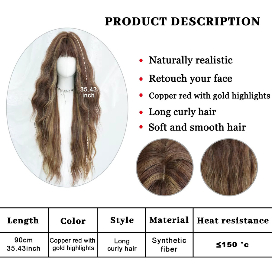 NAMM Perücke, blonde, synthetisch, Damen - Bild 3