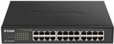 D-Link DGS-1100-24PV2 Smart Managed Gigabit Switch mit 24 Ports und PoE+ in Schwarz - Bild 1