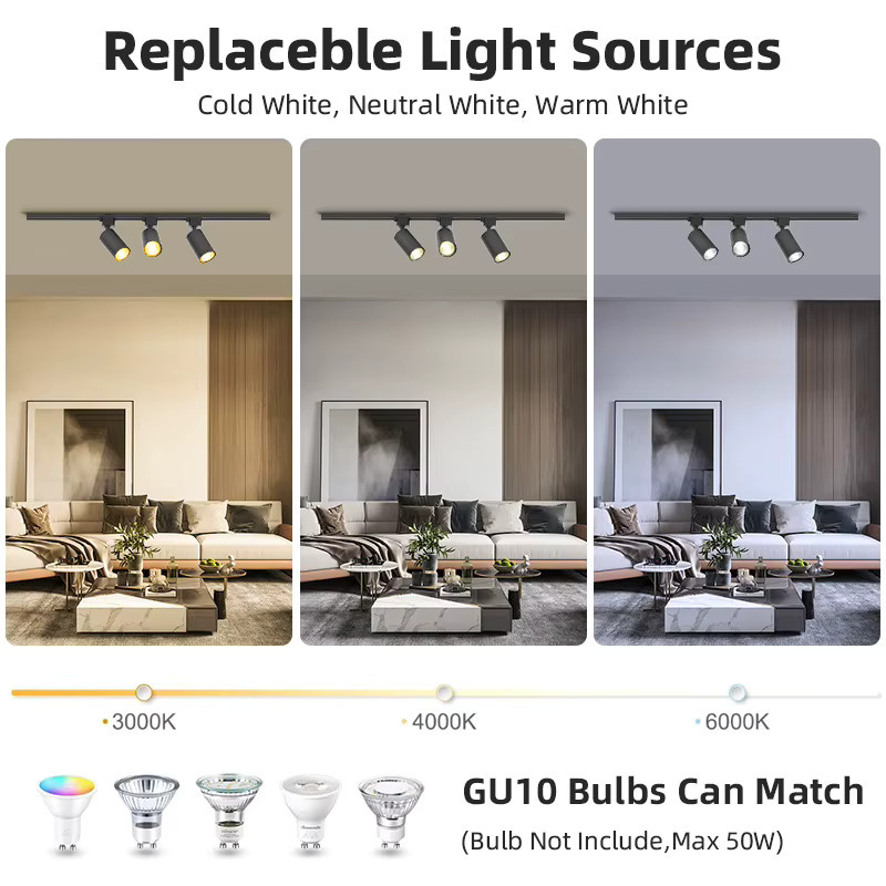 10 Stück LANGYUE GU10 LED Spotlight-Glühbirnen, Warmweiß, 5W, flimmerfrei - Bild 2