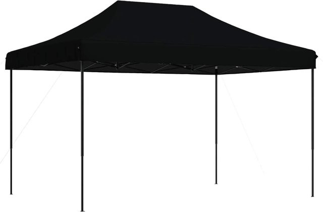 vidaXL Party-Zelt aus Oxford-Stoff und Stahl in Schwarz, B/T/H: 279 x 410 x 315 cm - Bild 1