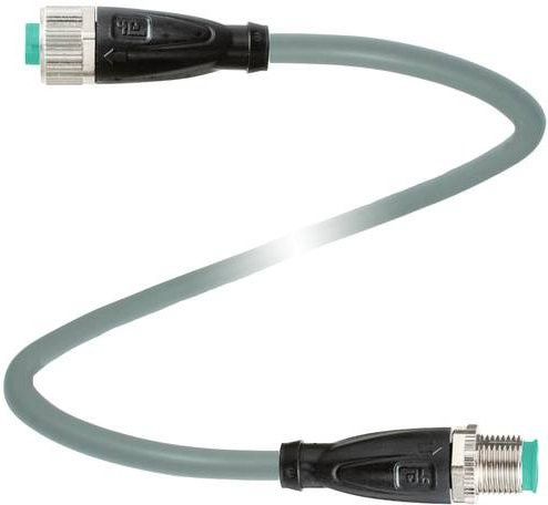 Pepperl+Fuchs 207990 Sensor-Aktor-Steckverbinder konfektioniert, 3-polig, grau, 4 m Länge - Bild 1