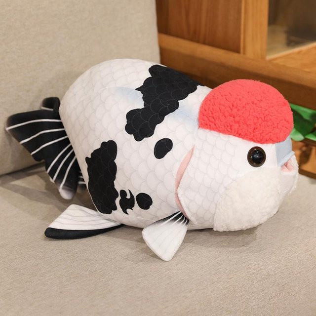 Yiran toy Simulations-Goldfisch, Plüschtier Kissen, gepunktet, 50cm - Bild 1