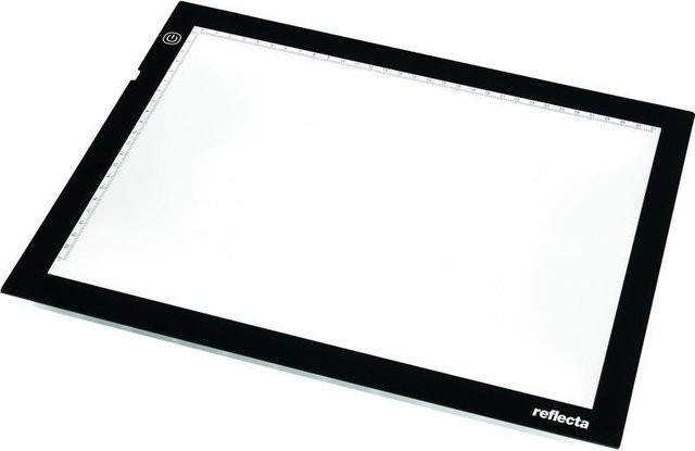 Reflecta LED Light Pad A4 Super Slim Einzelbilderrahmen in Schwarz - Bild 1