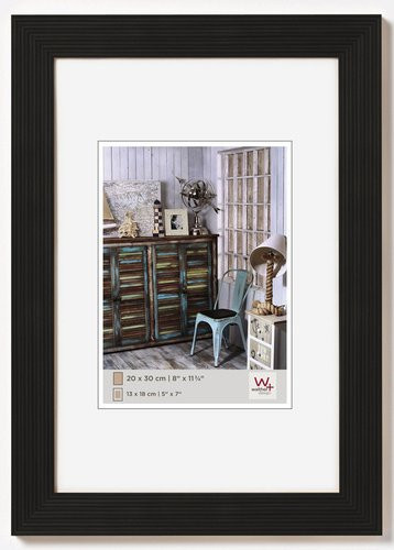 Walther Design Bilderrahmen GRADO aus Holz in Schwarz, B/H: 22,8 x 28,6 cm - Bild 1