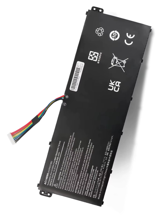 Acer AC14B8K Akku 15,2V 48Wh in Schwarz für Acer Nitro 5 AN515, Aspire R3-131T und weitere Modelle - Bild 4