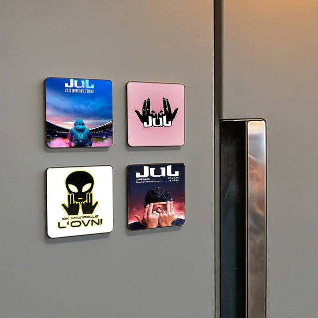 J-JuL C'est Pas Des Lol Kühlschrankmagnete in Multicolour mit niedlichem Cartoon-Design - Bild 1