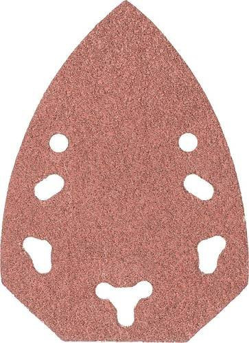 Kwb Deltaschleifpapier Körnung 120 für Holz und Metall, 5 Stück, B: 100 mm x L: 140 mm - Bild 1