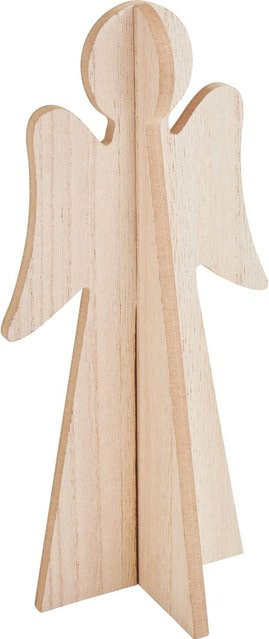 VBS Holz-Steckmotiv Engel in Beige für die Weihnachtsdekoration - Bild 1