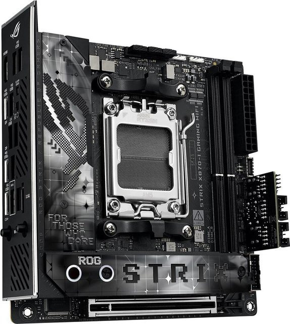 Asus ROG STRIX X870-I GAMING WIFI Mini-ITX Mainboard mit AMD AM5 Sockel, X870 Chipsatz, DDR5, Wi-Fi 7, Bluetooth und LAN in Schwarz - Bild 2
