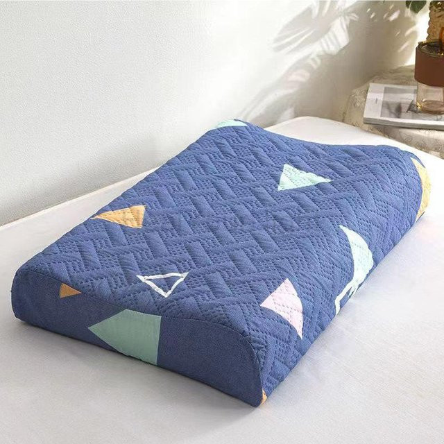 Yiran Furniture Kissenbezug für Latexkissen mit nordischem Druck, Blau, B/T/H: 40 x 60 cm - Bild 1