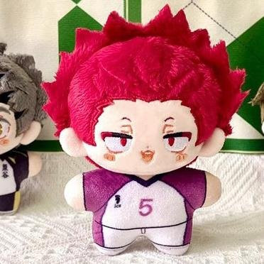 Ushijima Wakatoshi Plüschpuppen Anhänger, Haikyuu, 12cm, ab 14 Jahre - Bild 1