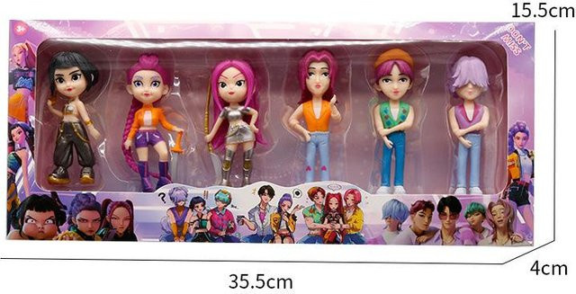 Yiran toy 1 Kpop Dämonenjäger Anime Figur, Rumi/Zoe/Mira, PVC Figur, ab 14 Jahren - Bild 1