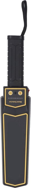 Fishine Handmetalldetektor mit hoher Empfindlichkeit und visueller sowie akustischer Signalisierung, wiederaufladbar, Schwarz - Bild 1