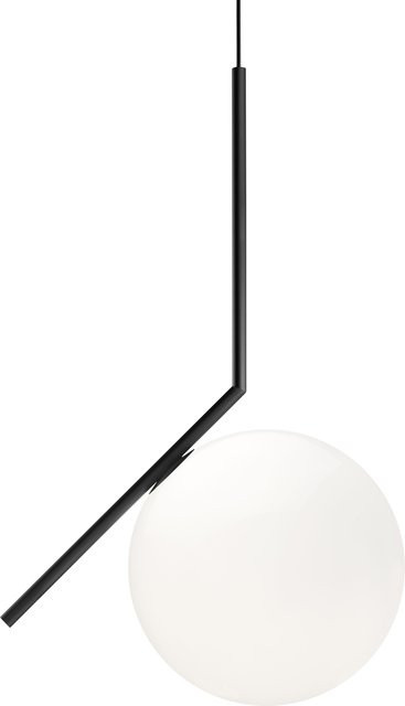 Flos IC S Hängeleuchte aus Glas und Aluminium in Schwarz oder Weiß - Bild 1