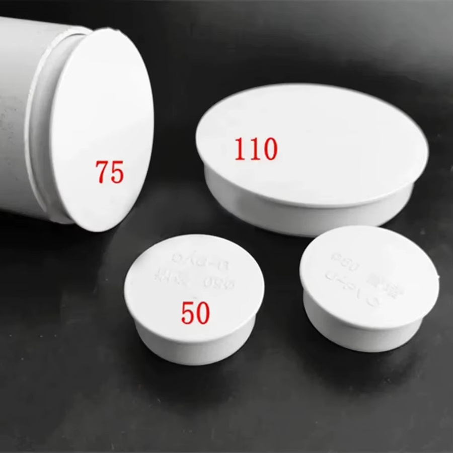 LEENKEA PVC Rohrstopfen zur Kanalisation und Wasserstoppung, Weiß, Durchmesser: 50 mm, 75 mm, 110 mm oder 160 mm - Bild 2
